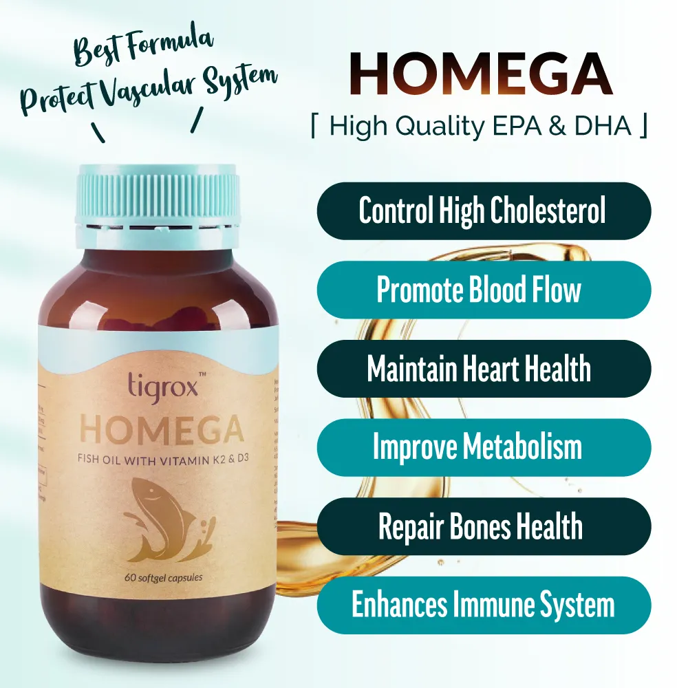 tigrox Homega fish oil benefit