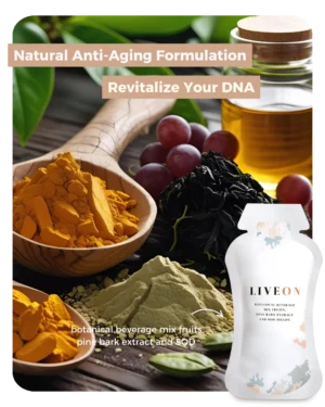 liveon anti-aging formulation beverage